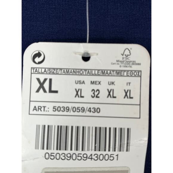 Zara Basic pullover sleeveless knee-length dress in blue, size XL NWT - Picture 3 of 9